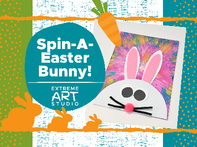 Kidcreate Studio - Eden Prairie. Spin-a-Easter Bunny Workshop (2-6 Years)