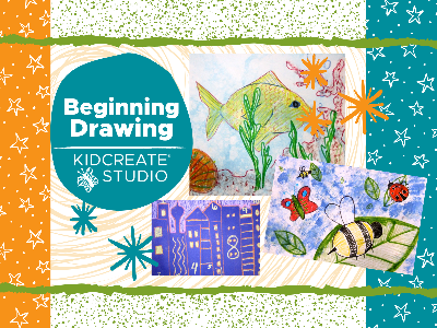 Beginning Drawing Homeschool Weekly Class (4-12 Years)